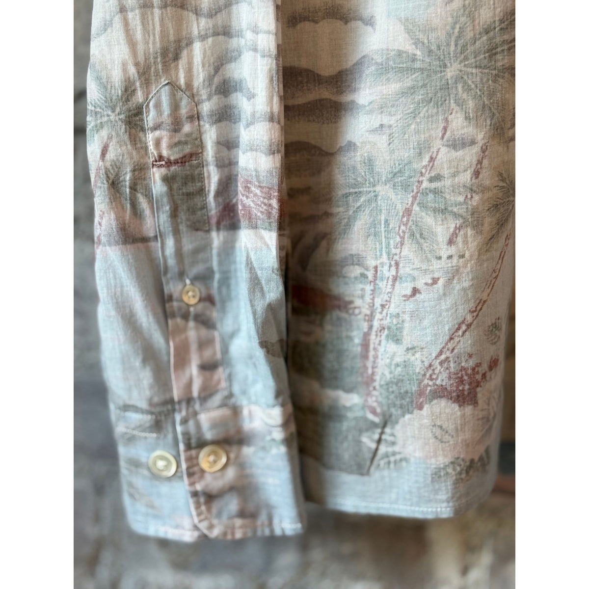 Hartford Men's Patt Woven Shirt - Sky Dim Gray