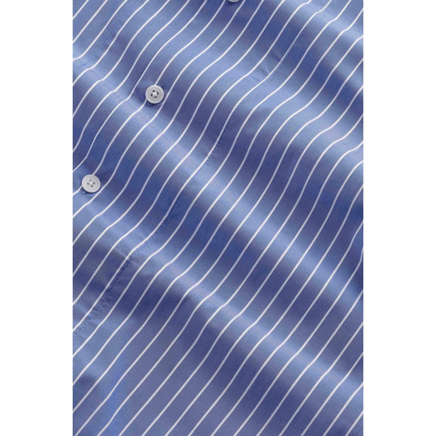 Reed Poplin Shirt - Aqua Stripe - DUNE + SALT