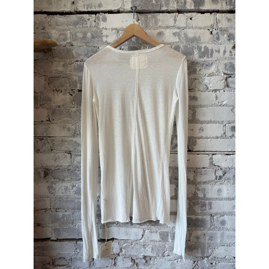 V::Room LS Hi-Soft Jersey Inner Crew - White Gray