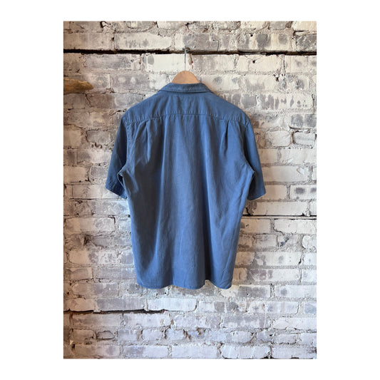 Palm Mc Pat Shirt - Coronet Blue - DUNE + SALT