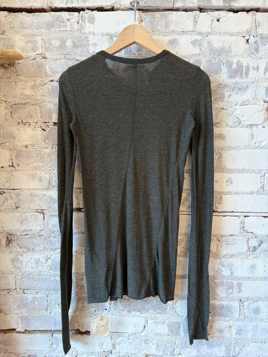 V::Room LS Hi-Soft Jersey Inner Crew - Black Dark Slate Gray