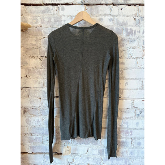 V::Room LS Hi-Soft Jersey Inner Crew - Black Dark Slate Gray