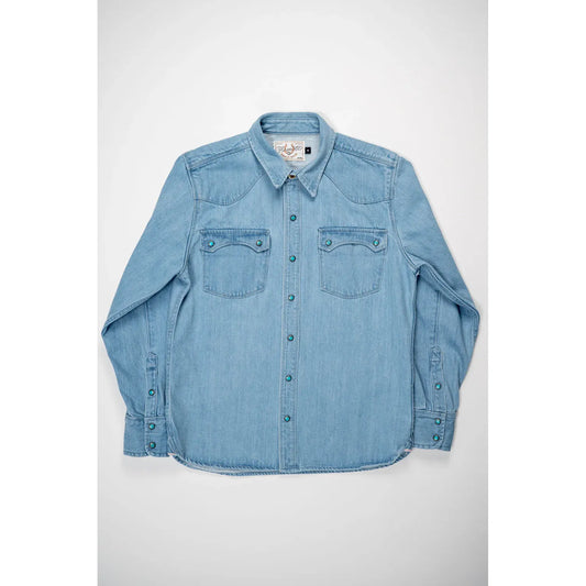 Modern Western 11oz Bleached Denim Shirt - DUNE + SALT