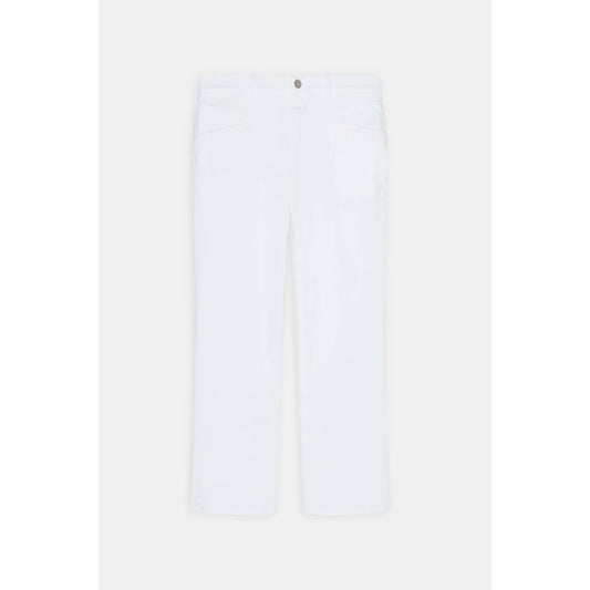 Closed Women's Mira-X Straight Jean – White Dark Gray