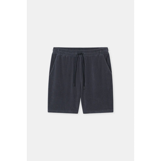 Men's Terry Cloth Shorts in Magma Black by Closed Men's, featuring a comfortable fit and casual style.