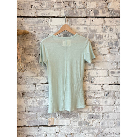 Hi-Soft Jersey SS Crew T-Shirt - Dusty Mint - DUNE + SALT