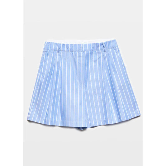 Soulmate Twill Shorts - Blue White Stripe - DUNE + SALT
