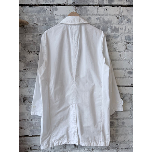 Polyester and Compact Nylon Raincoat - White - DUNE + SALT