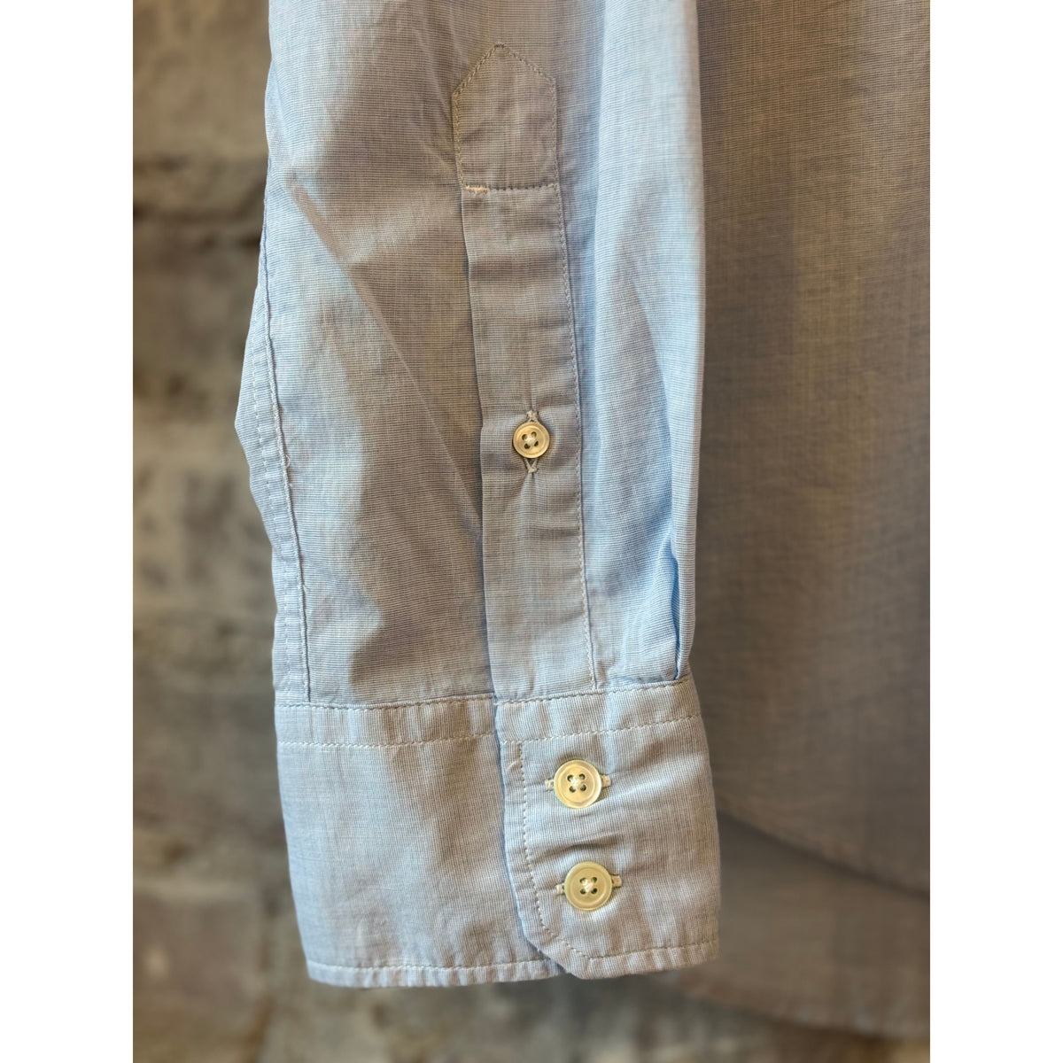 Hartford Men's Paul End-On-End Shirt - Blue Dim Gray