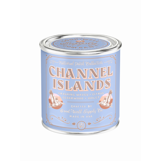 Good & Well Supply Co. Channel Islands National Park Candle Light Steel Blue