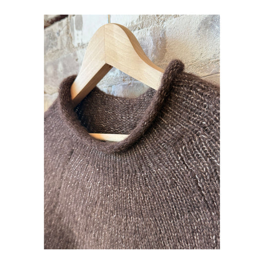 Handloom Rollneck Sweater - Carob - DUNE + SALT