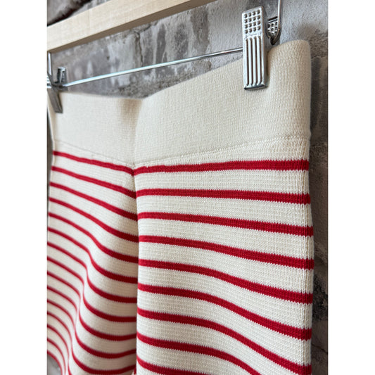 Lea Stripe Short - Ivory/Rosso - DUNE + SALT
