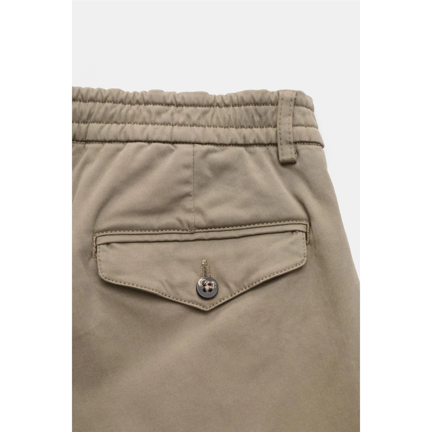 Cotton Sateen Flex Pant - Taupe - DUNE + SALT