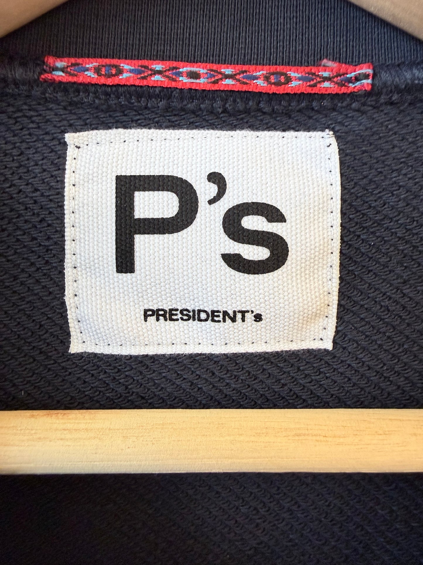 P's Crew Embroidered Champion Sweater - Navy - DUNE + SALT