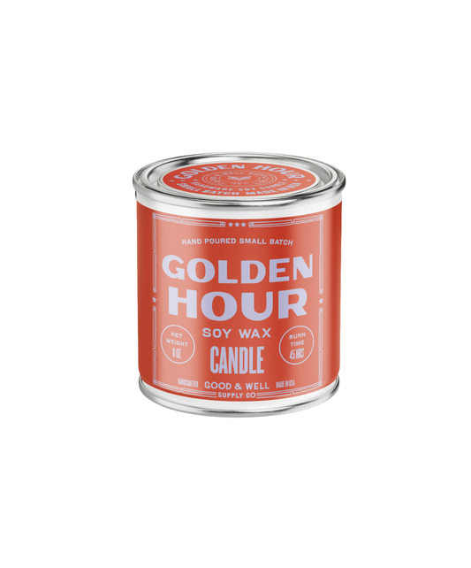 Good & Well Supply Co. Golden Hour Soy Candle White Smoke