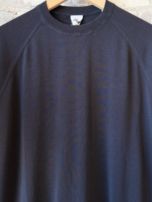 Cotton Crewneck Sweater - Navy - DUNE + SALT