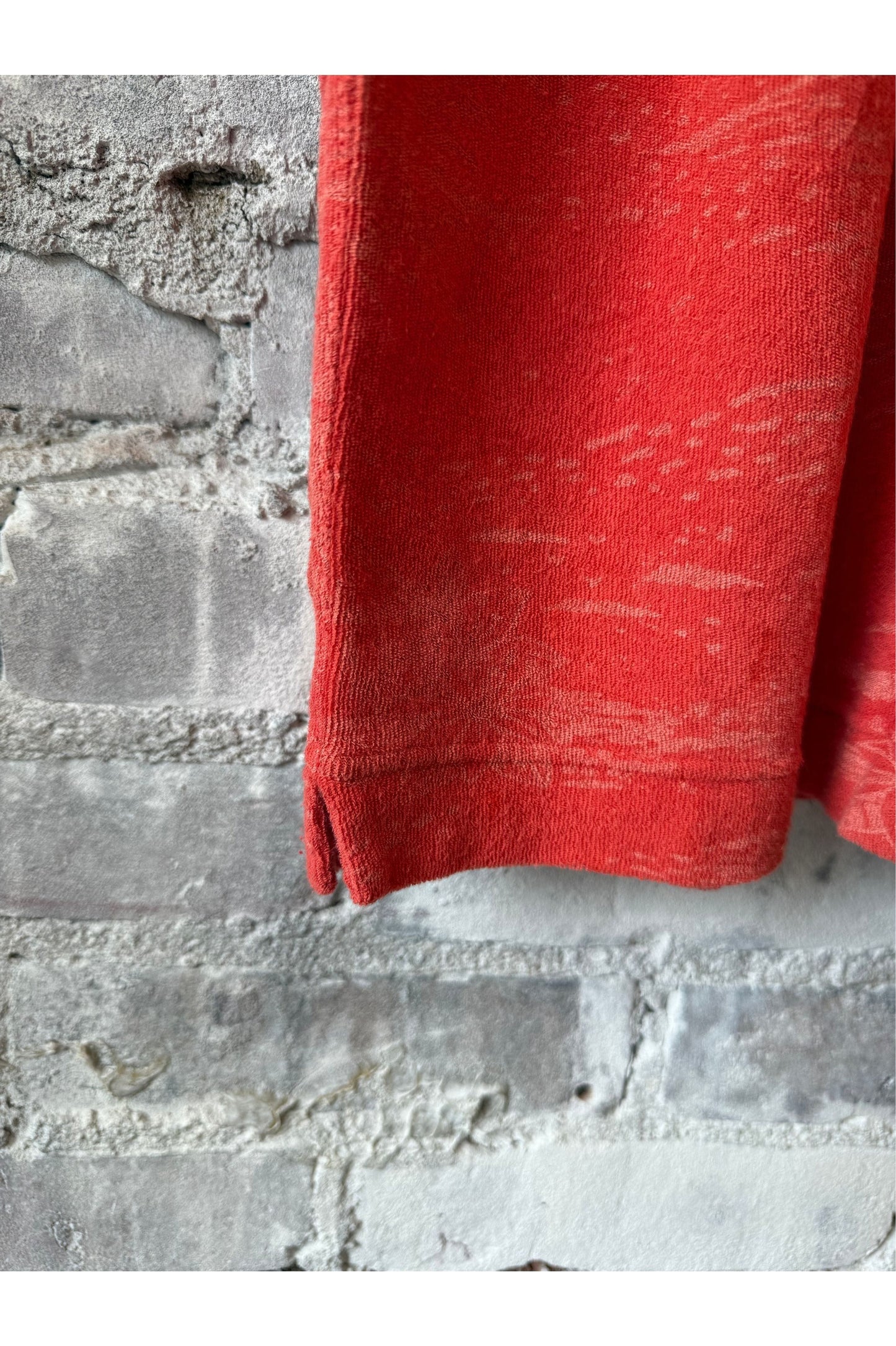 Bouclette Knit Polo - Terracotta - DUNE + SALT