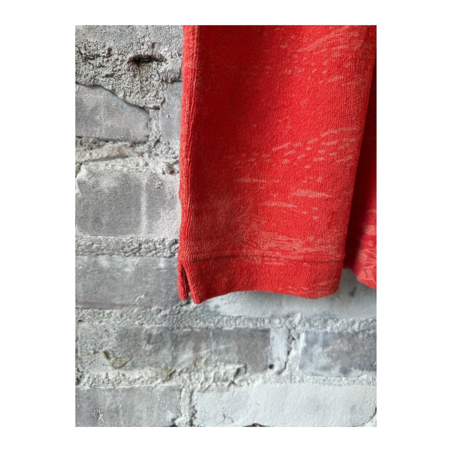 Bouclette Knit Polo - Terracotta - DUNE + SALT
