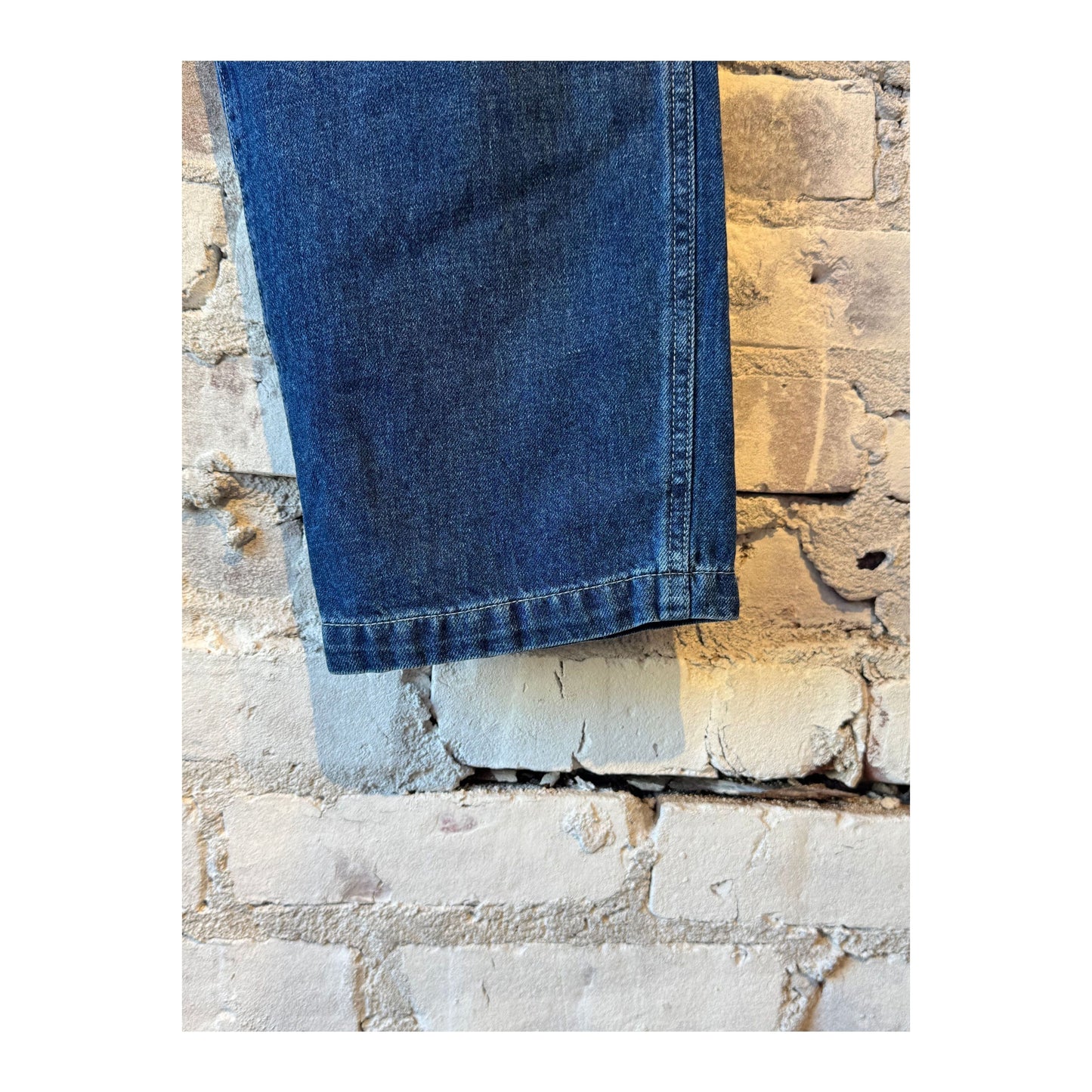 CO/LI Denim Peg Top Pants - Indigo Blue - DUNE + SALT