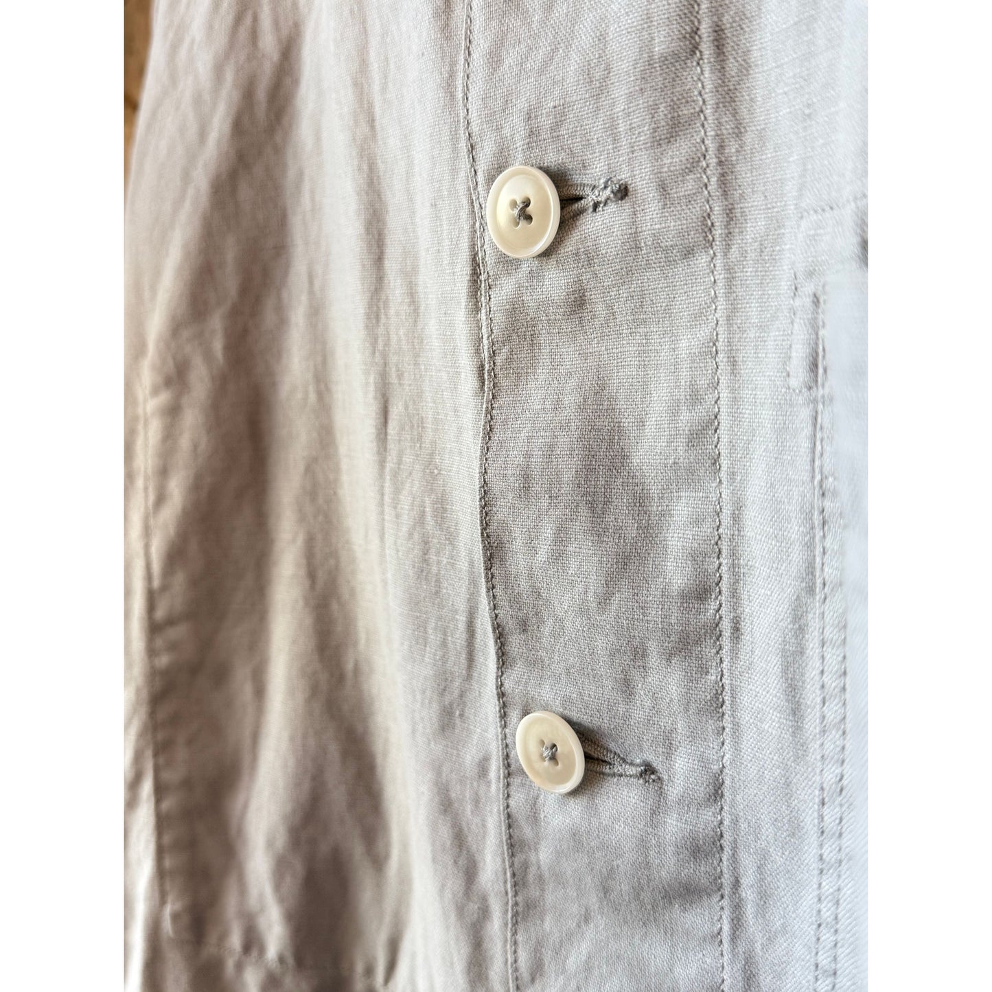 Linen/Cotton Chore Coat - Mint - DUNE + SALT