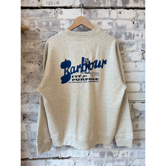 Blythe Crew Neck Jumper - Neutral Marl - DUNE + SALT