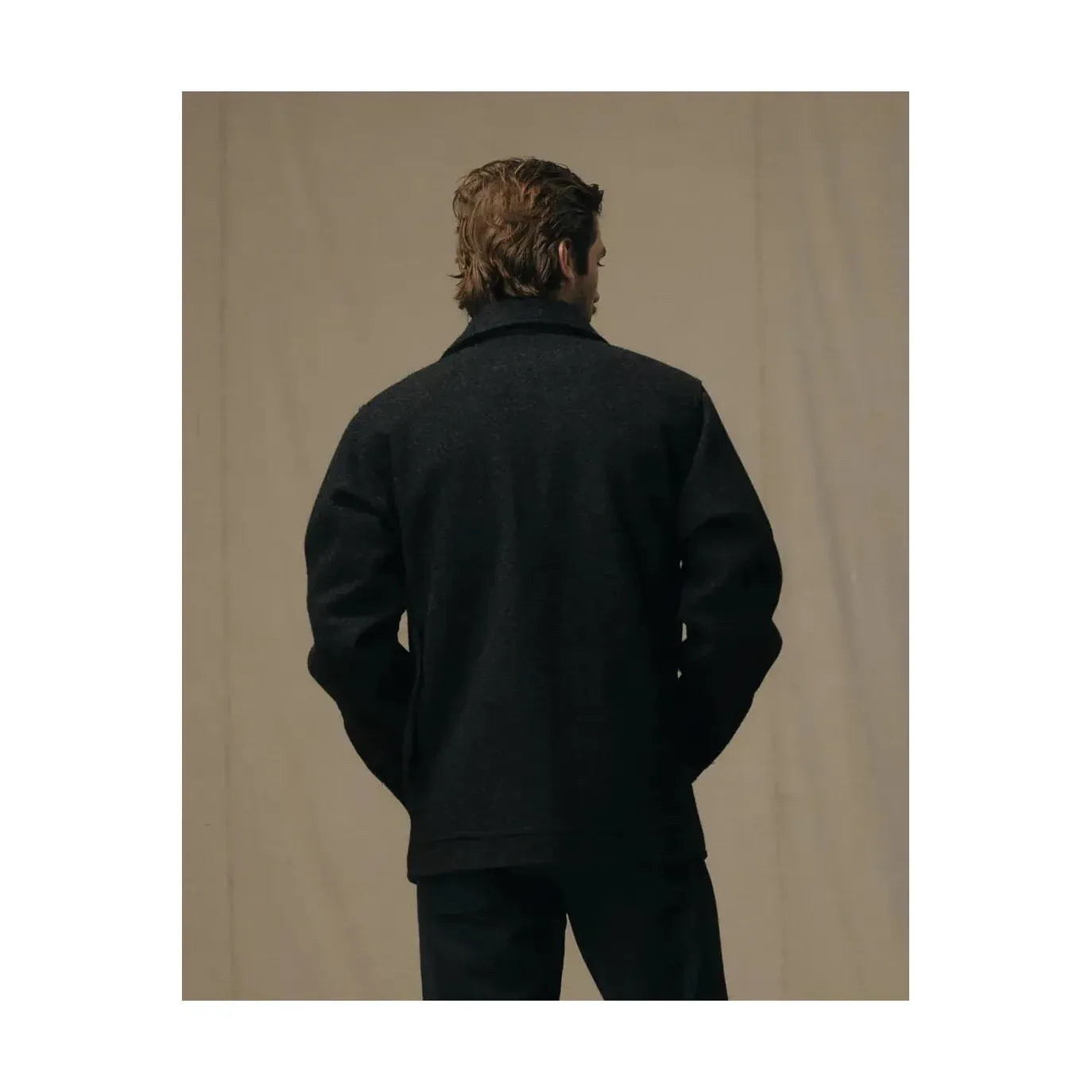 Mackinaw Wool Cruiser Jacket - Black - DUNE + SALT