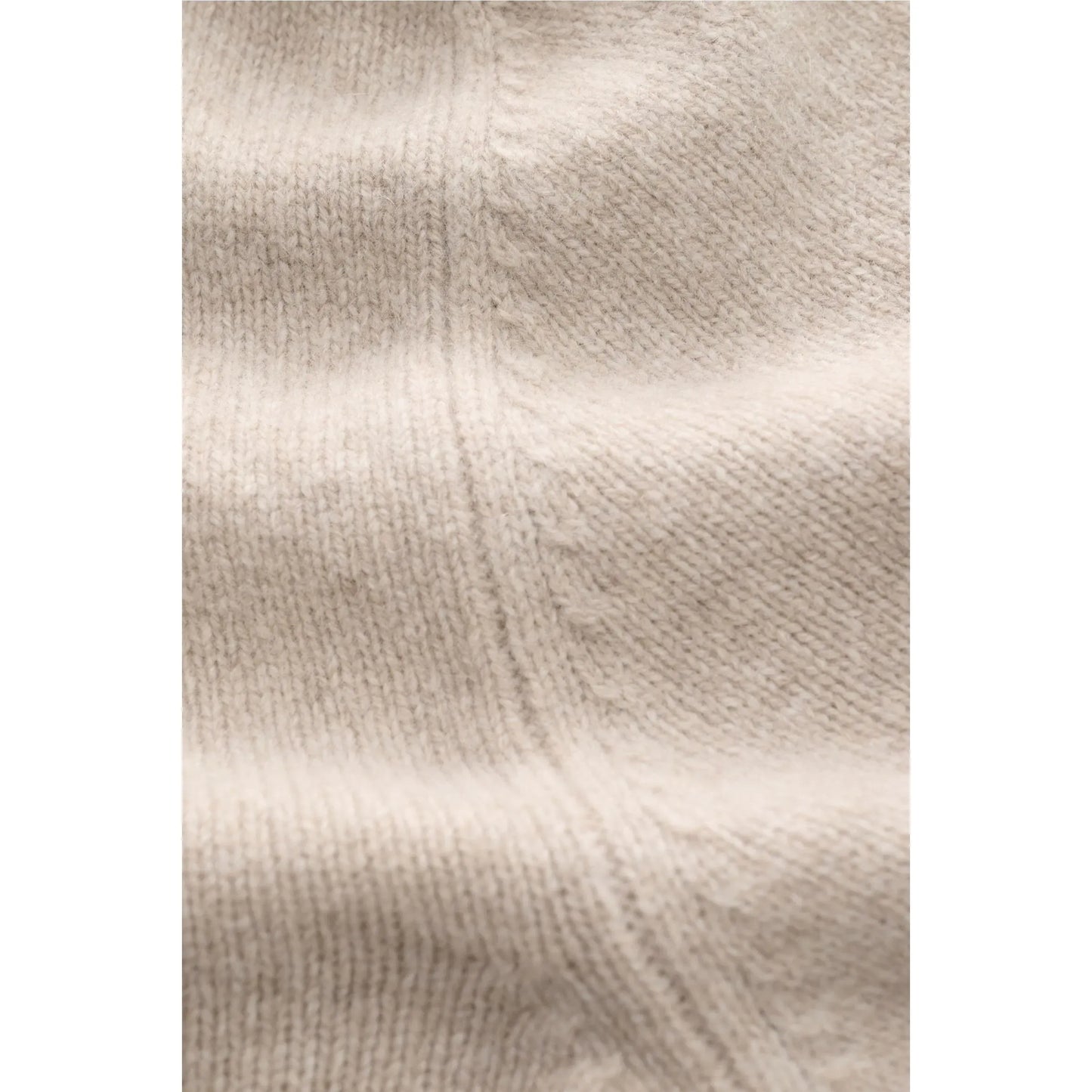 Cashmere/Wool Pocket Crew - Beige - DUNE + SALT