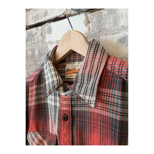 Wells Plaid Shirt - Ibis Red - DUNE + SALT