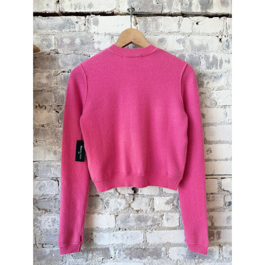 Royal All-Thumbs Cashmere Cardi - Bubblegum - DUNE + SALT