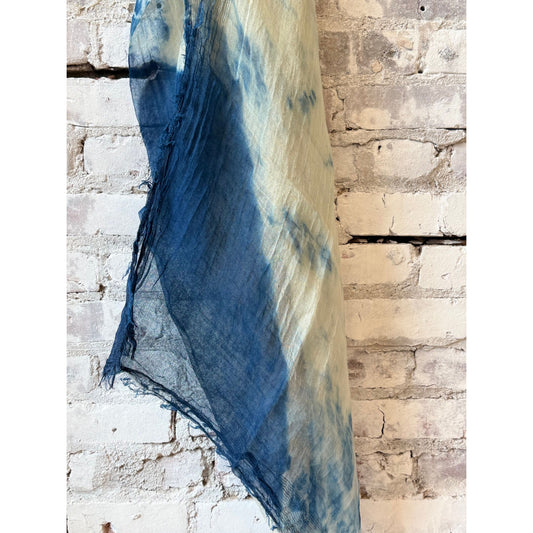 Linen Gauze Willow Dye Stole - DUNE + SALT