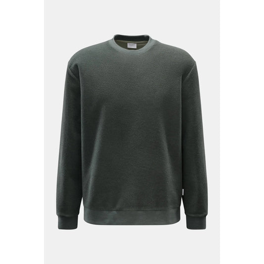 Cotton/Wool Crewneck Jumper - Sea Kelp - DUNE + SALT