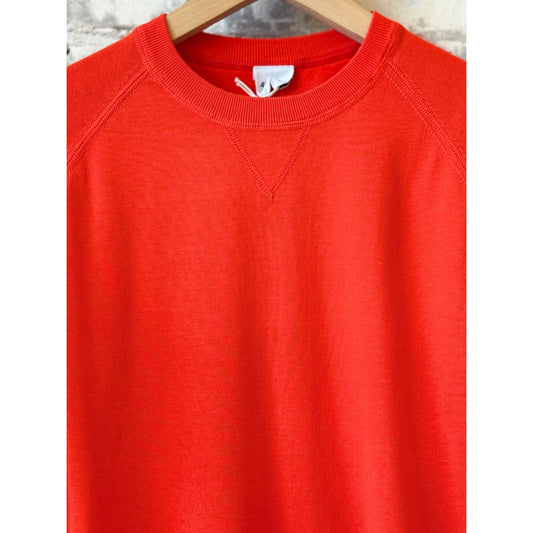 Cotton Crewneck Sweater - Orange - DUNE + SALT
