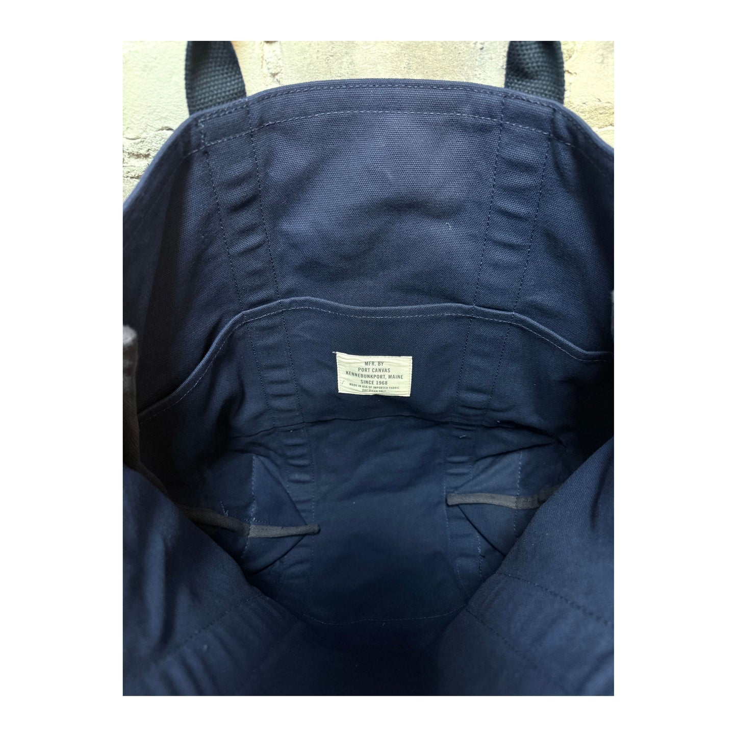 Wide Wale Cord Utility Tote - Blue - DUNE + SALT