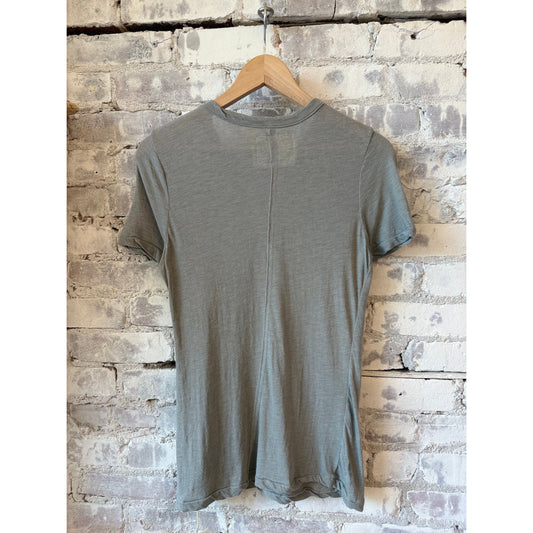 V::Room SS Hi-Soft Jersey 'Narrow Neck' Crew - Charcoal Dim Gray