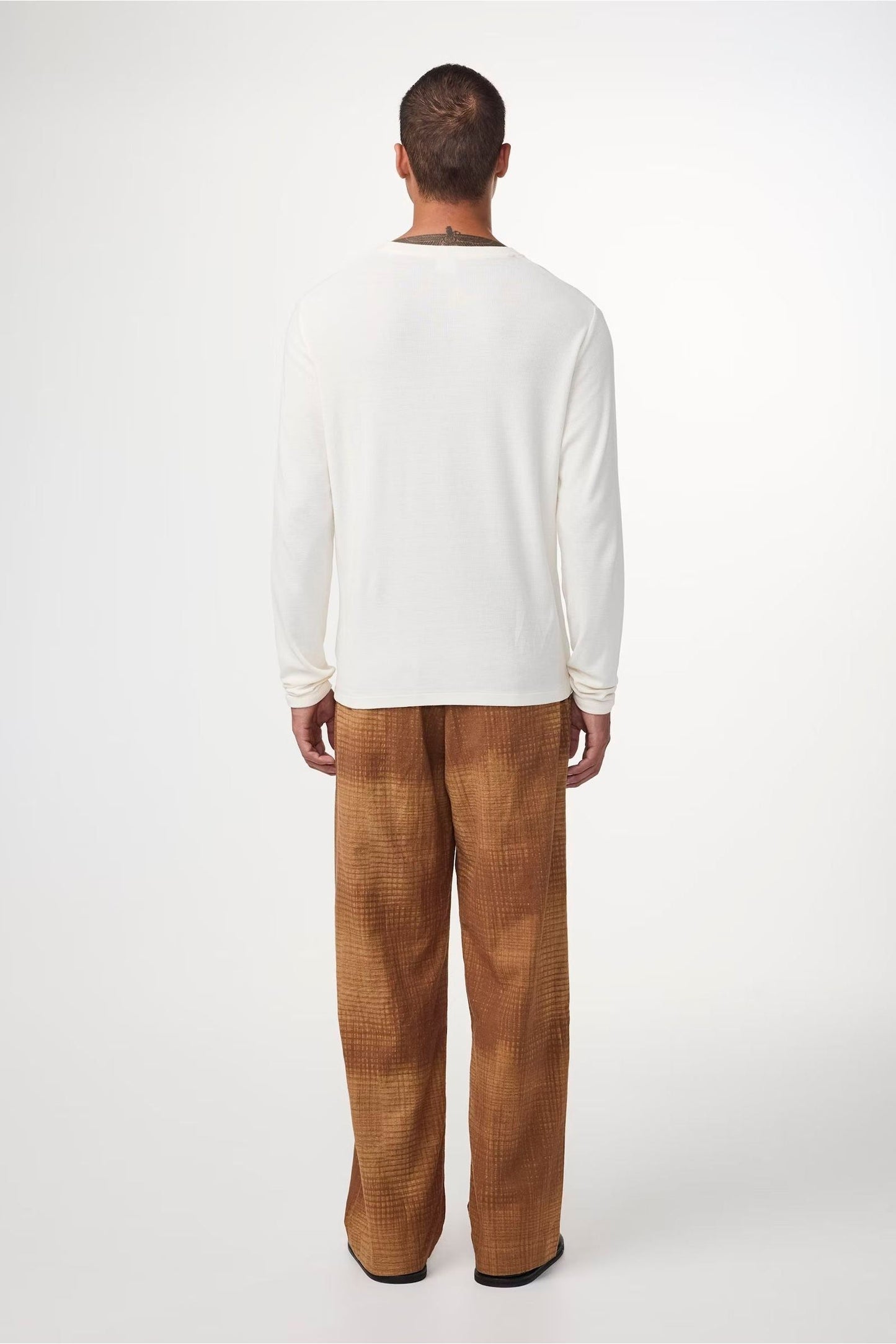 Clive Honeycomb Structured Tee - Egg White - DUNE + SALT