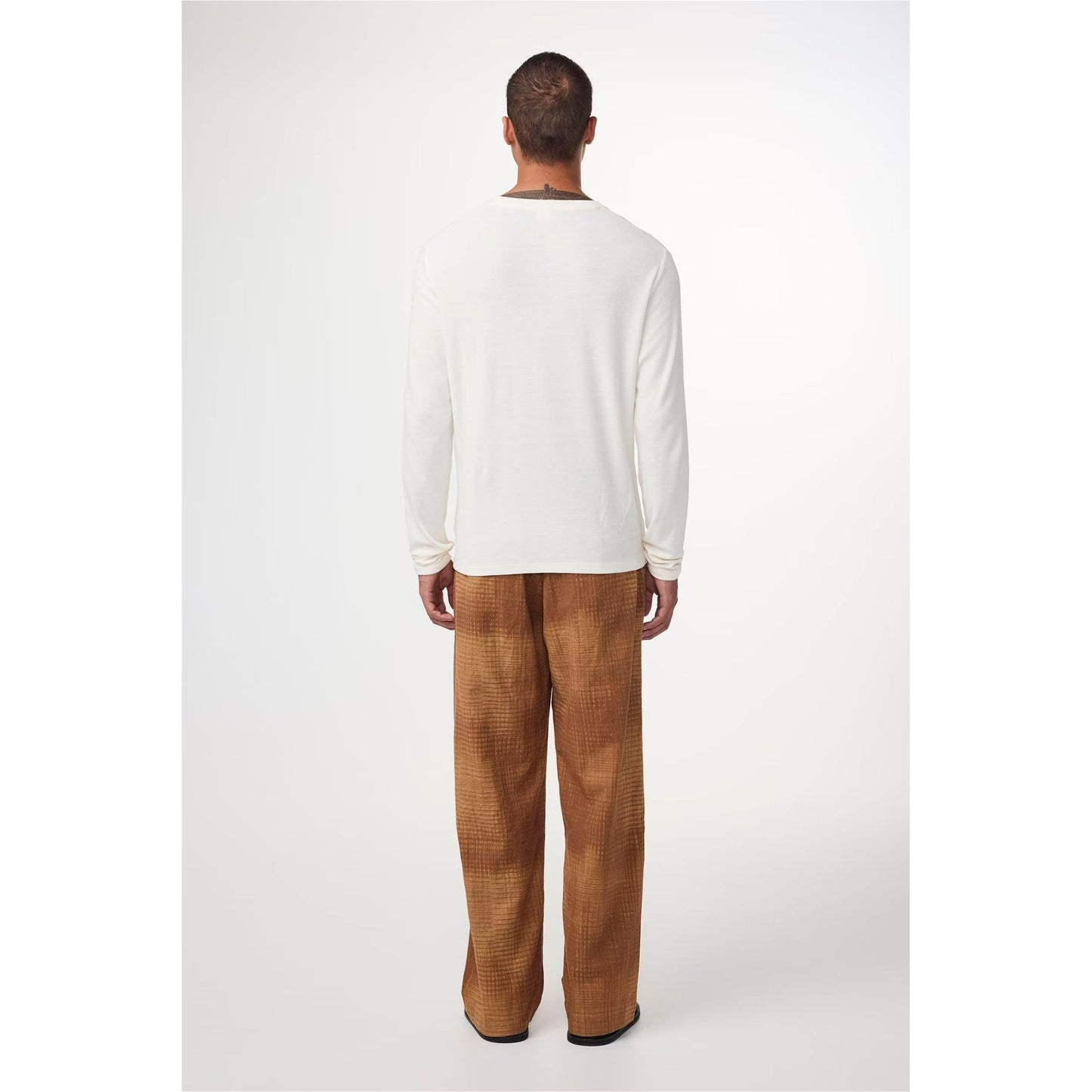 Clive Honeycomb Structured Tee - Egg White - DUNE + SALT