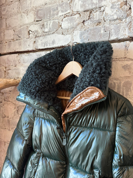 Save The Duck Moma Puffer Jacket - Nori Green Gray