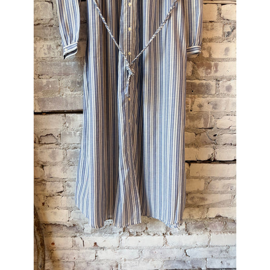 Hartford Women's Ryton Woven Dress in blue, stylish women's dress featuring a woven fabric design