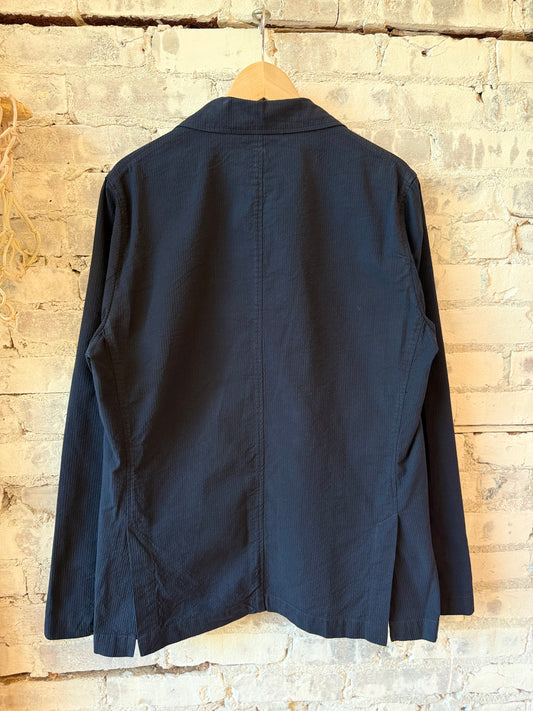 Hartford Men's Julian Woven Jacket - Navy Dark Slate Gray