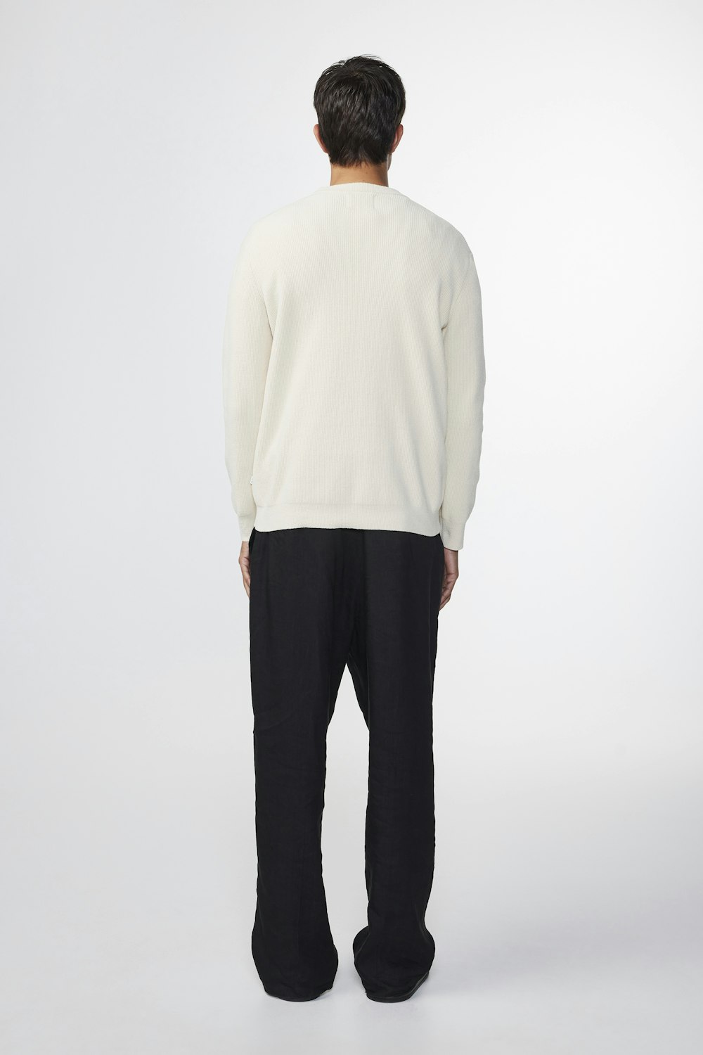 Danny Lightweight Sweater - Ecru - DUNE + SALT