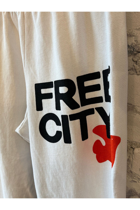 FREECITYLARGE sweatpant - chalk orange - DUNE + SALT