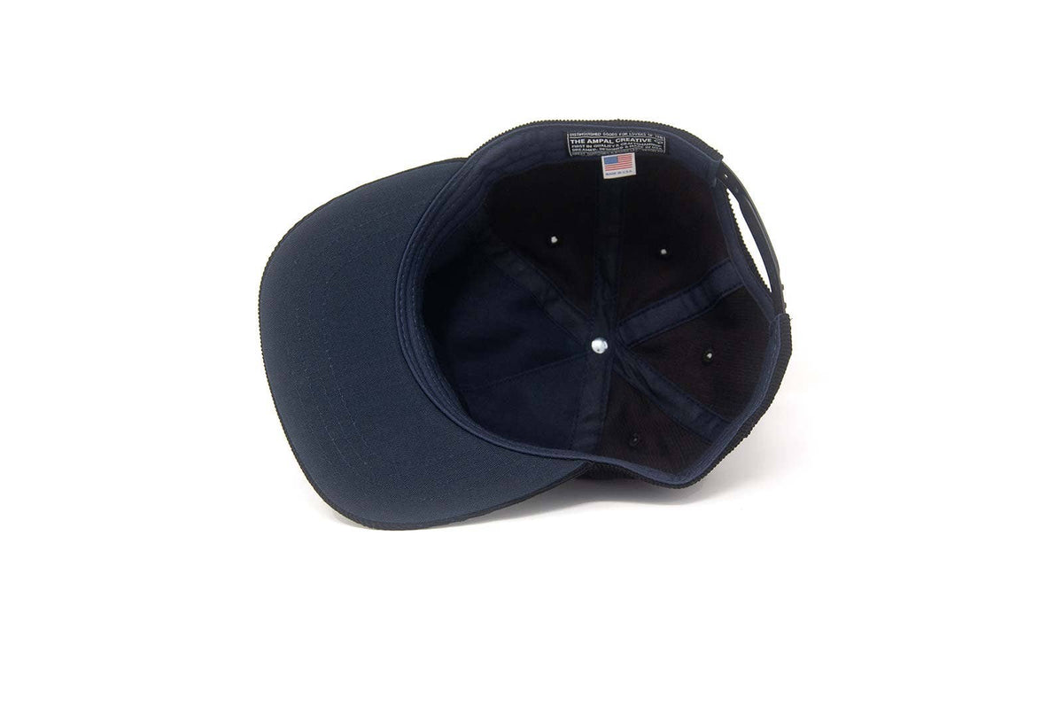 The Ampal Creative The Ampal Creative - LA CITY SERIES Black Corduroy - Snapback White Smoke