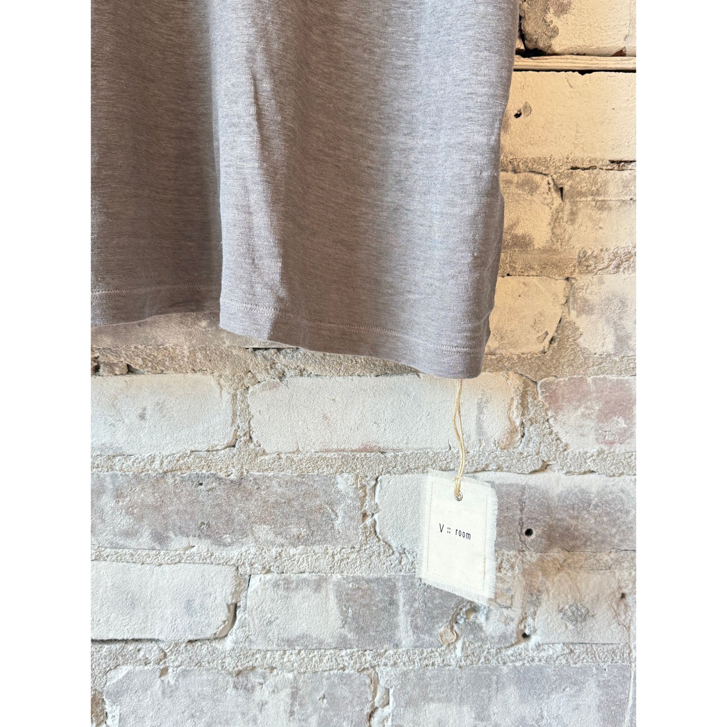 Hemp Jersey Oversized SS Crew - Charcoal - DUNE + SALT