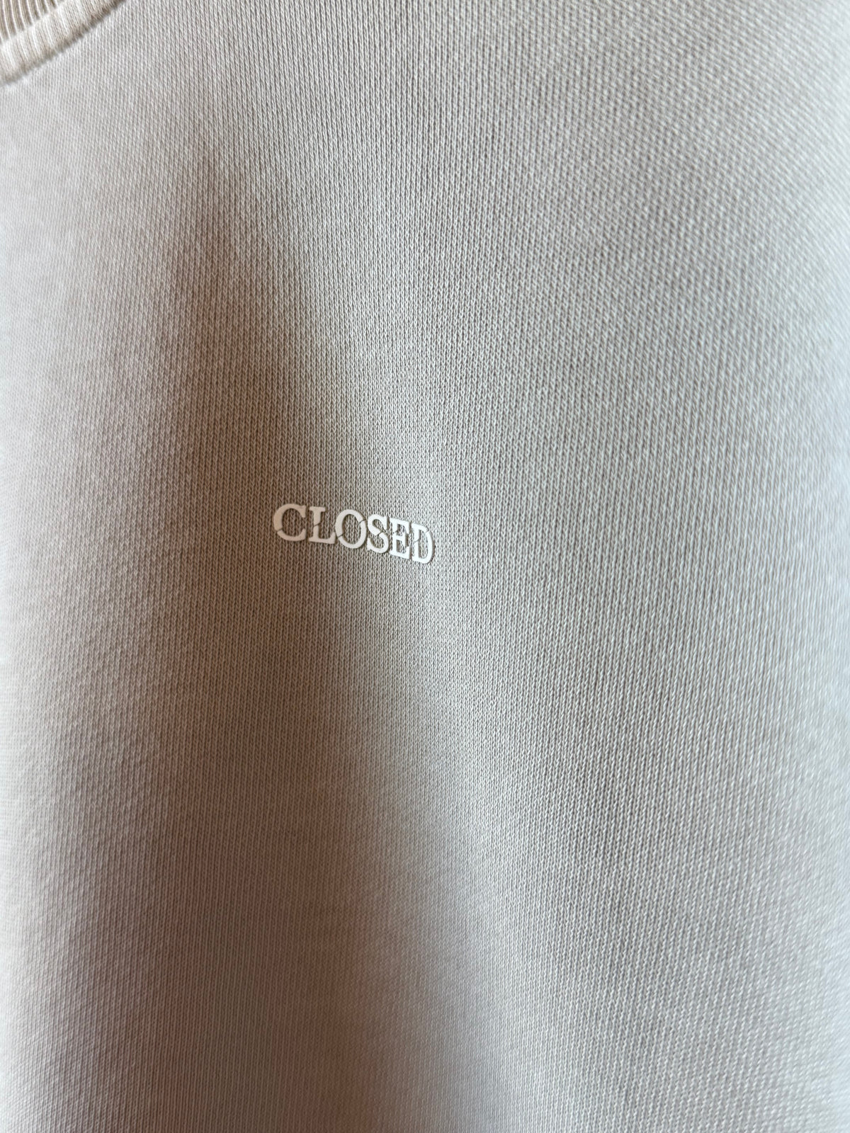 Closed Women's Organic Cotton Sweatshirt - Stoneleaf Green Dark Gray