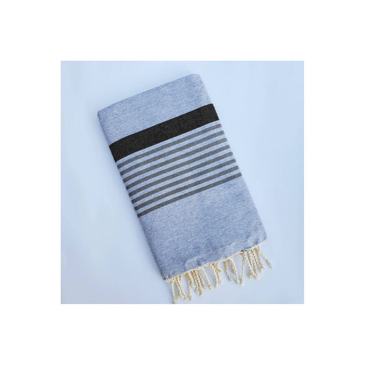 Beach Towel Sarong - Gray/Black - DUNE + SALT