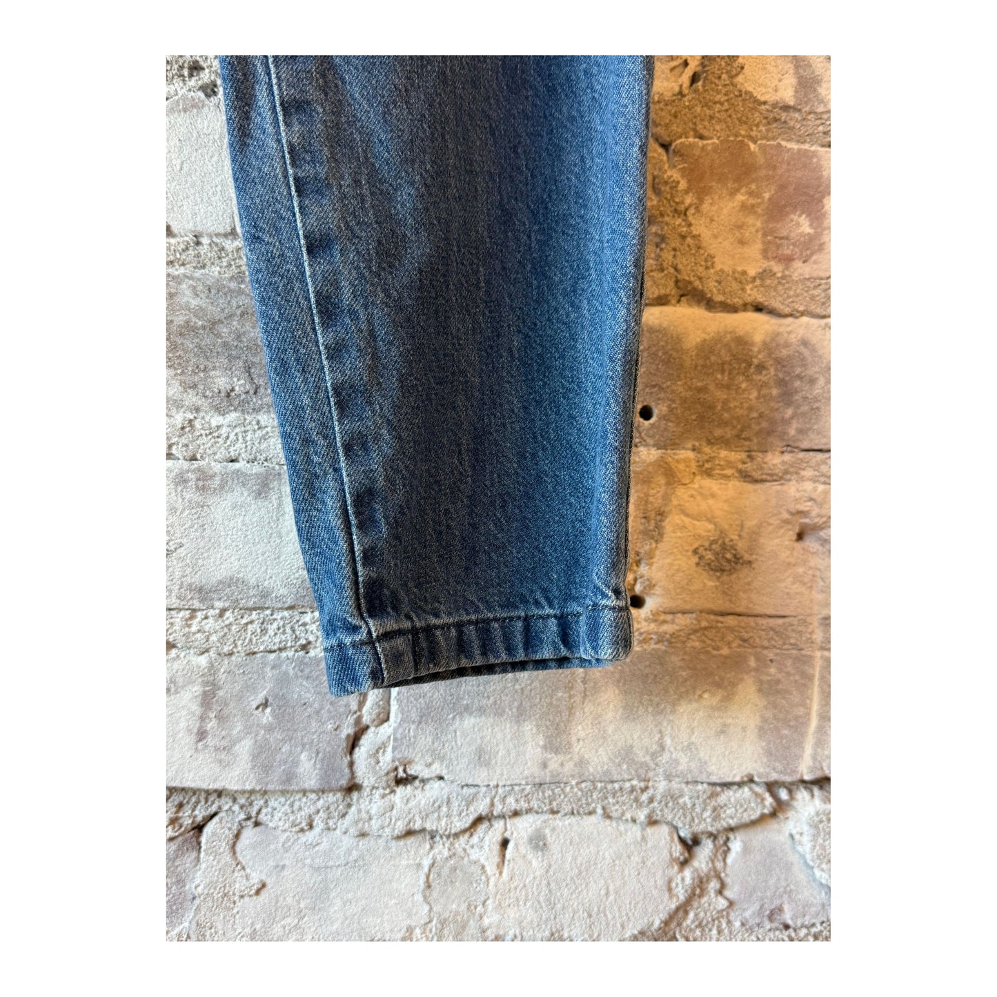 Tapered Denim Pant - Faded Blue - DUNE + SALT