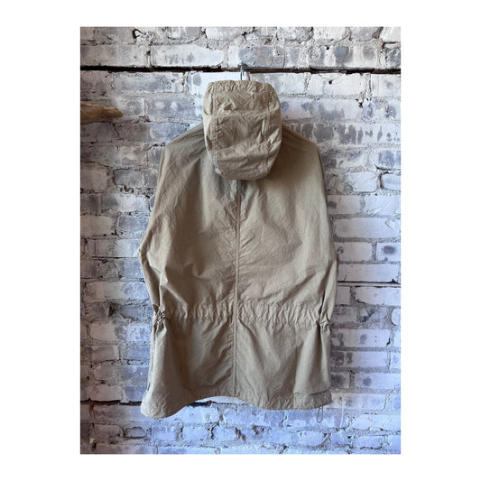 Cotton Twill Typewriter Parka - Beige - DUNE + SALT