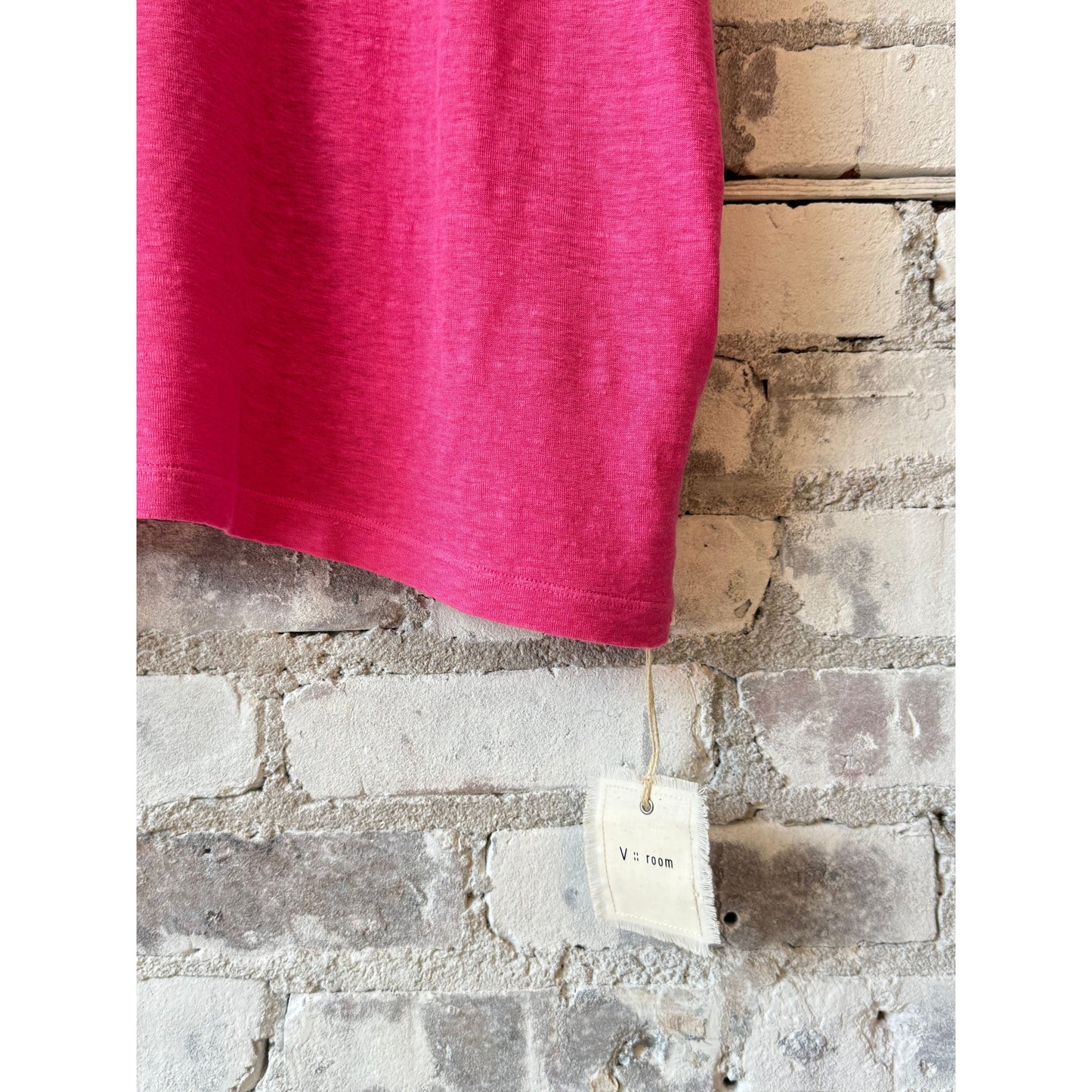 Hemp Jersey Oversized SS Crew - Pink - DUNE + SALT
