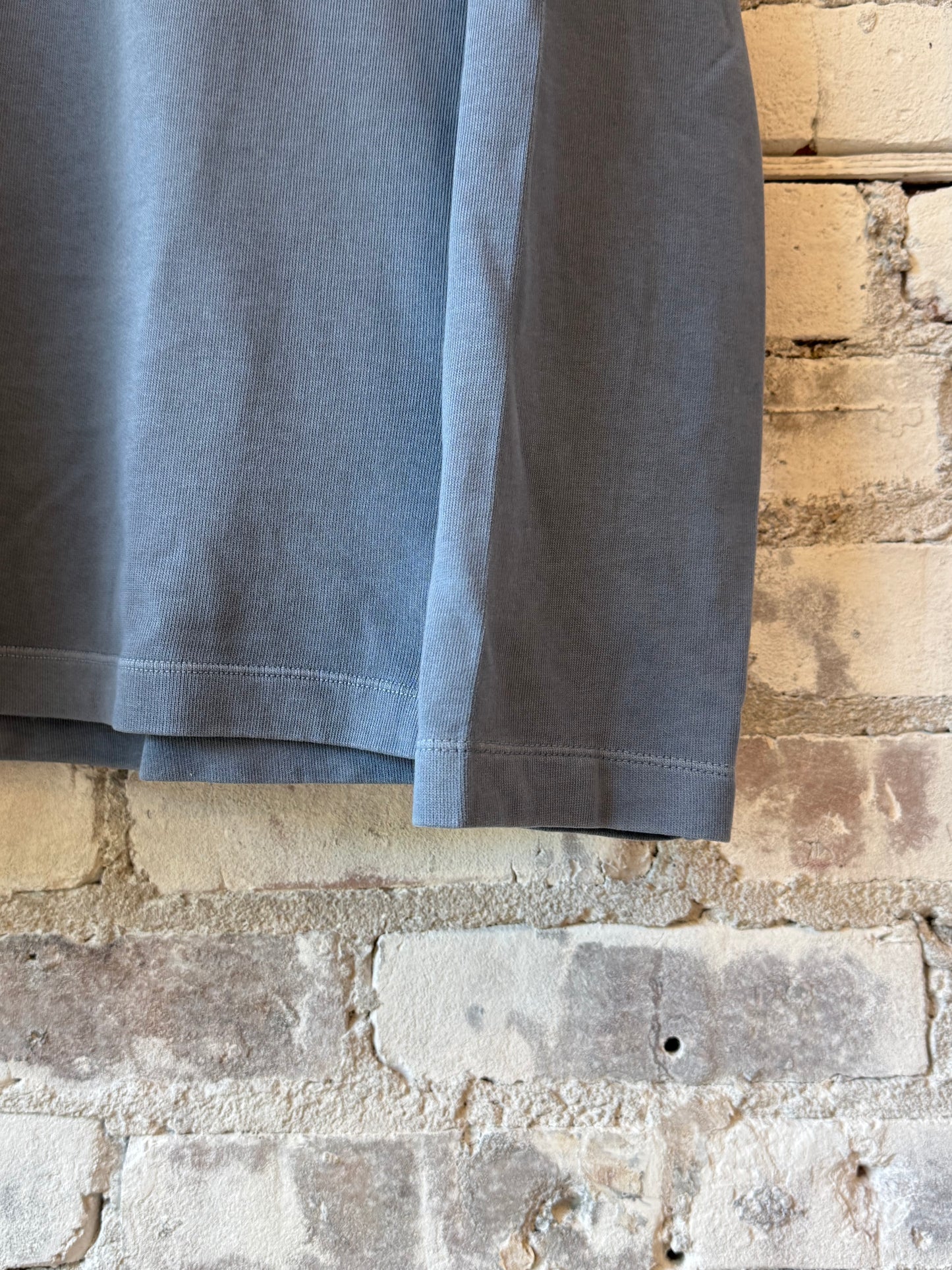 Light Fleece Rugby Knitted Polo - Denim - DUNE + SALT