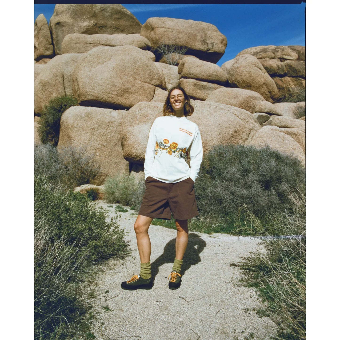 Valley Floor Long Sleeve Tee - Egg Nog - DUNE + SALT
